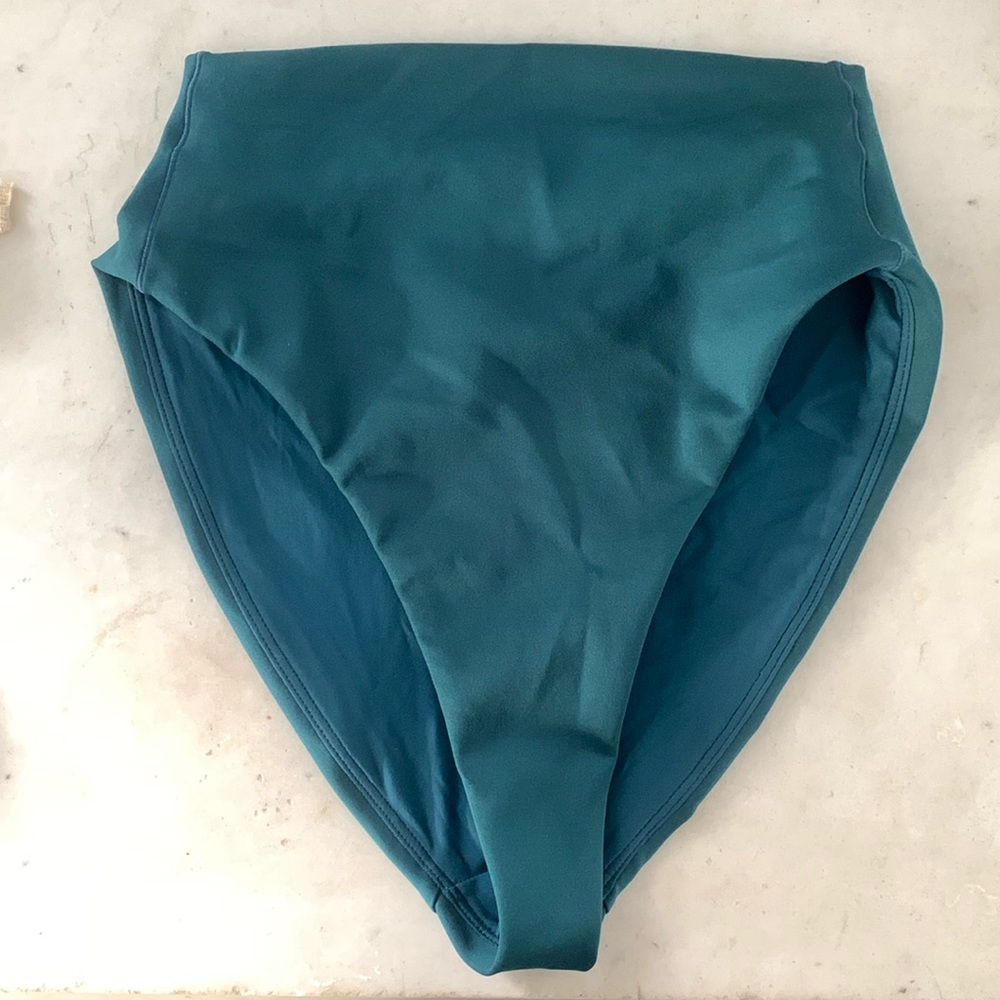 Left on Fridays | Bikini Bottoms | Hi Hi Bottom | Deep End (teal) | Small